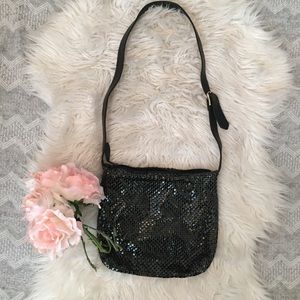 Vintage Black Mesh Whiting & Davis Bag Purse